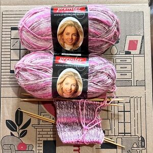 Premier Yarn Pink Variegated Sock Yarn - Premier Pink